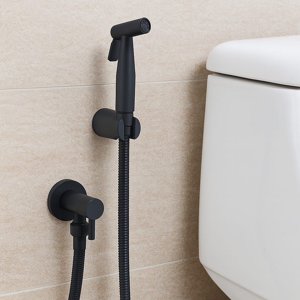 Charly | Bidet Sprayer in Stainless Steel – Wall Mounted with Adjustable Spray