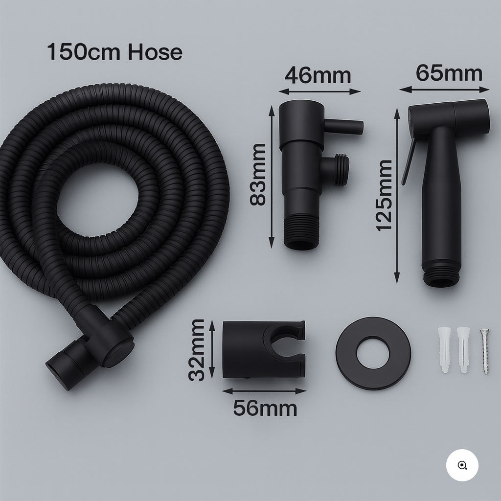 Sisica | Stainless Steel Bidet Sprayer with Wall Mount