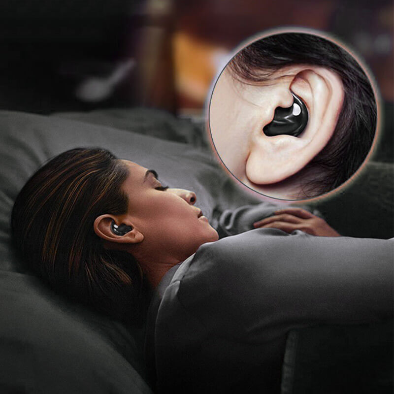 Sisica | Bluetooth Headphones Waterproof Noise-Cancelling Earbuds for Sleep