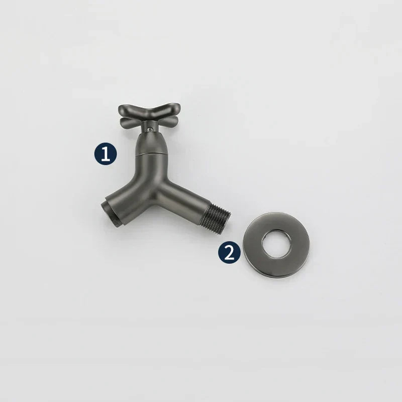 Sisica | BrassFlow – Wall-Mounted Cold Water Tap in Solid Brass