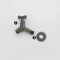 Sisica | BrassFlow – Wall-Mounted Cold Water Tap in Solid Brass