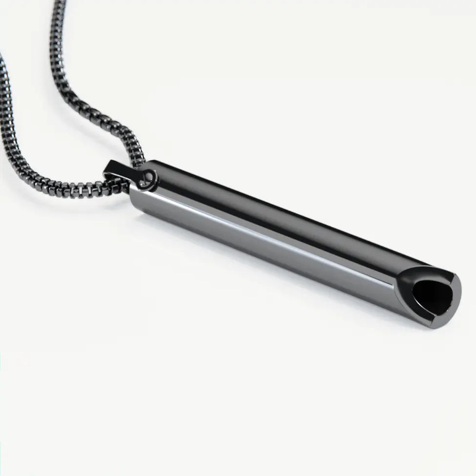 Charly | Breathing chain made of stainless steel – For quitting smoking & stress relief