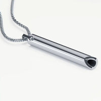 Sisica | Stainless Steel Breathing Pendant - Quit Smoking Aid