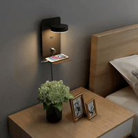 Charly | BrightSpot Night Lamp with Charger – 330° Rotation LED Desk Light with USB Charging Dock