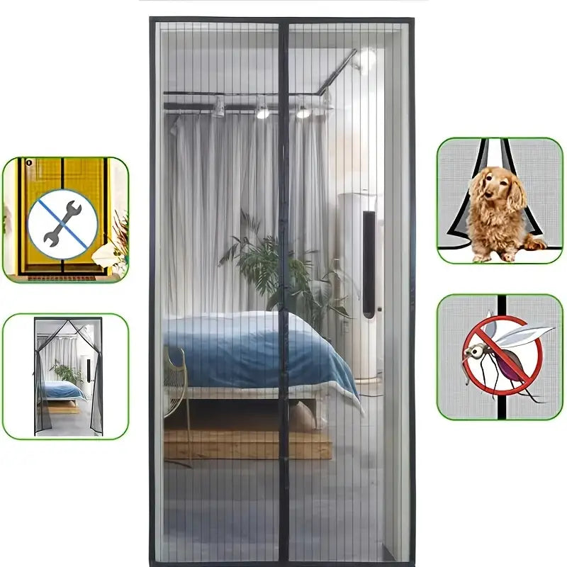 Sisica | BugGuard Magnetic Screen Door - Automatic Closure