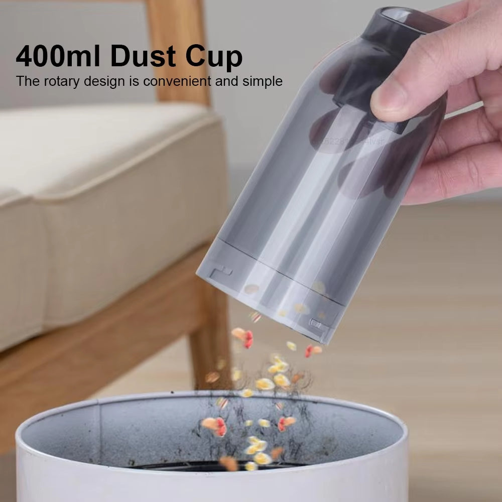 Sisica | Car Vacuum Cleaner - Powerful and Compact Car Vac for Quick Cleaning