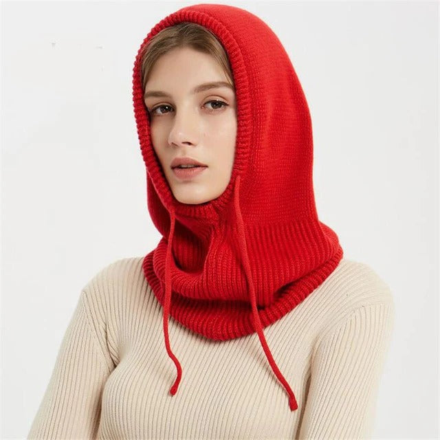 Charly | Cashmere Knit Winter Hat with Hood – Warm & Elegant