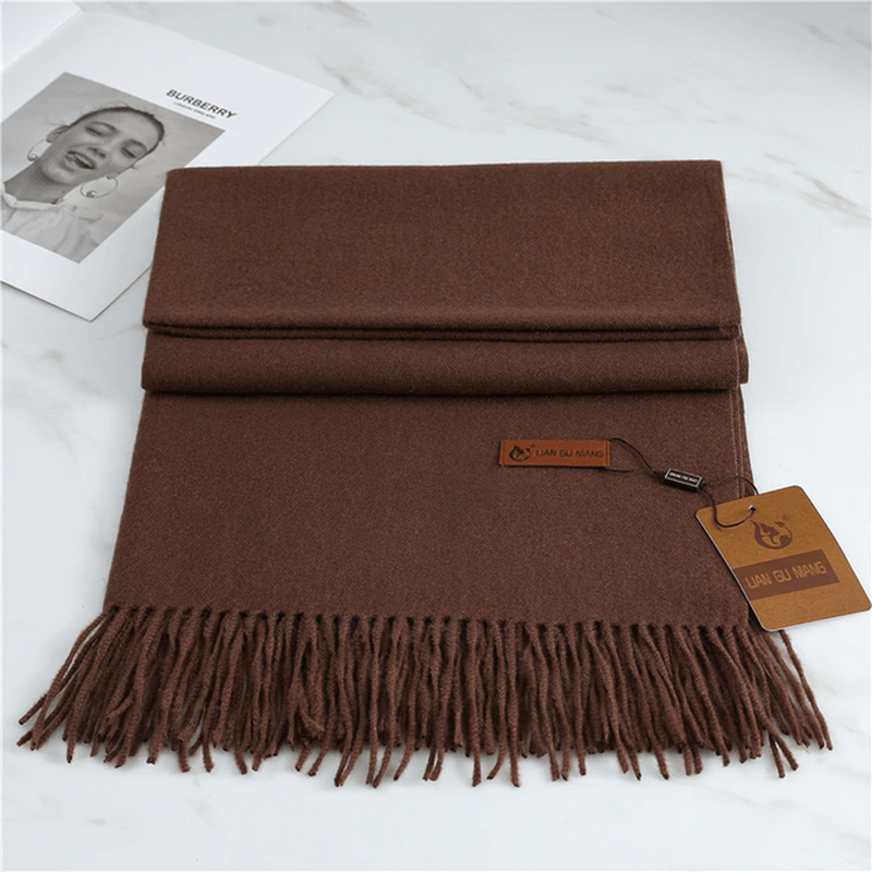 Charly | Cashmere Scarf with Tassels for Warmth and Elegance