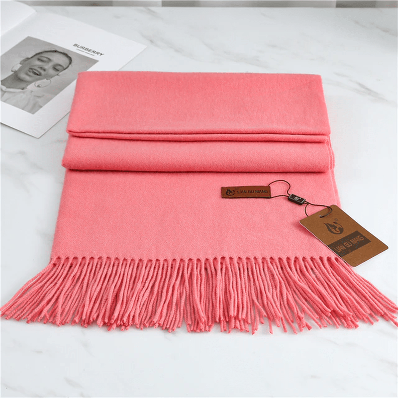 Charly | Cashmere Scarf with Tassels for Warmth and Elegance