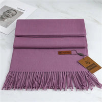 Charly | Cashmere Scarf with Tassels for Warmth and Elegance