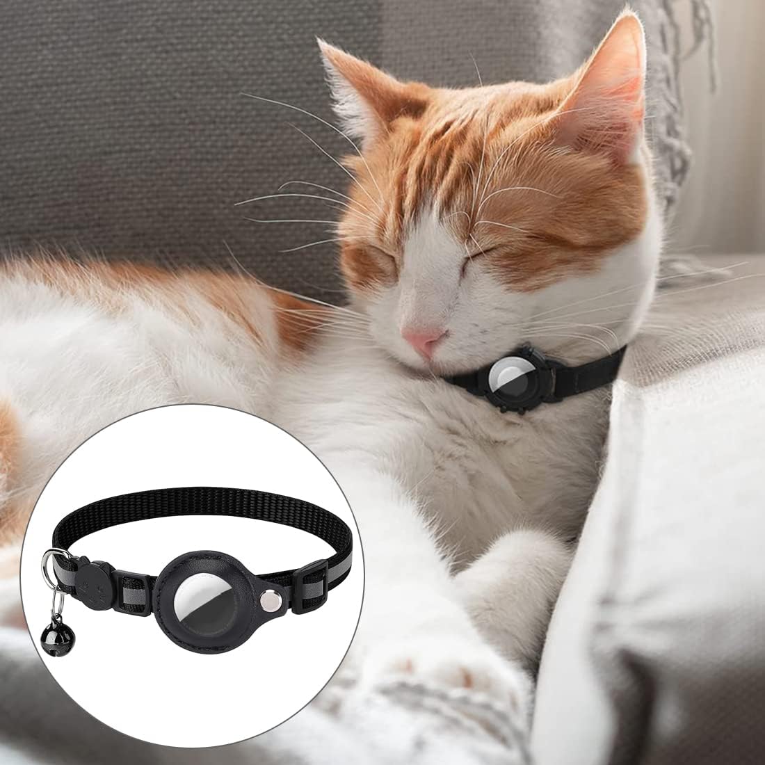Sisica | Cat GPS Tracker Collar | Safety Release, Reflective, Durable