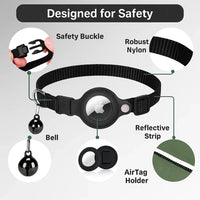 Sisica | Cat GPS Tracker Collar | Safety Release, Reflective, Durable