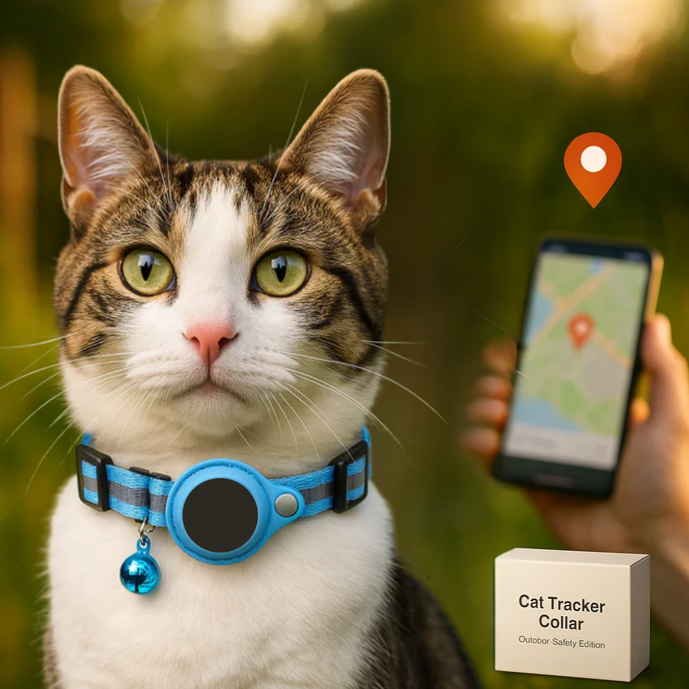 Sisica | Cat GPS Tracker Collar | Safety Release, Reflective, Durable