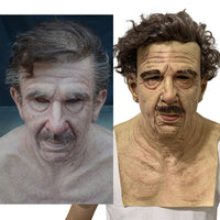 Charly | Creepy Old Man Mask – Realistic Latex Halloween Mask for Adults