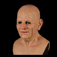 Charly | Creepy Old Man Mask – Realistic Latex Halloween Mask for Adults