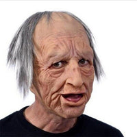 Charly | Creepy Old Man Mask – Realistic Latex Halloween Mask for Adults