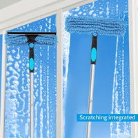 Sisica | Extendable Window Washer with Squeegee - Streak-Free Glass Tool