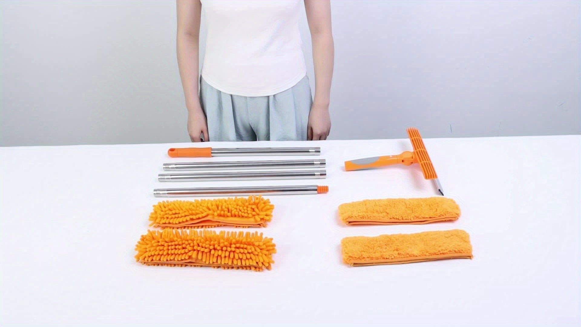 Sisica | Extendable Window Washer with Squeegee - Streak-Free Glass Tool