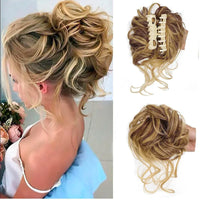 Charly | Curly Hair Bun – Clip-in Hair Piece with Volume and Natural Look