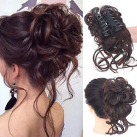 Charly | Curly Hair Bun – Clip-in Hair Piece with Volume and Natural Look