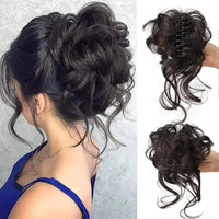 Charly | Curly Hair Bun – Clip-in Hair Piece with Volume and Natural Look