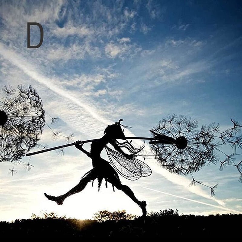 Charly | Dancing Fairy Statue Steel - FairyDancer™
