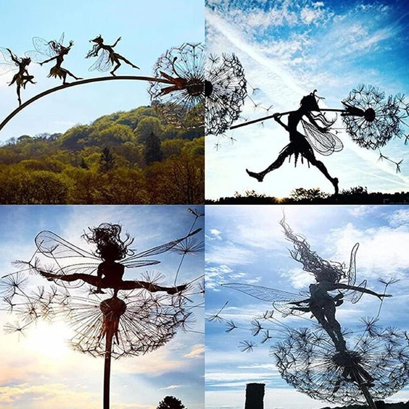 Sisica | Dancing Fairy Statue Steel - FairyDancer™