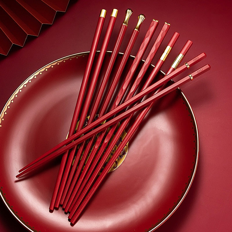 Charly | DineLux – Luxurious Chopstick Set with Refined Designs (5 Pairs)