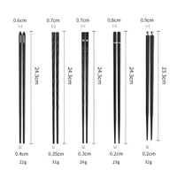 Sisica | DineLux – Luxurious Chopstick Set with Refined Designs (5 Pairs)