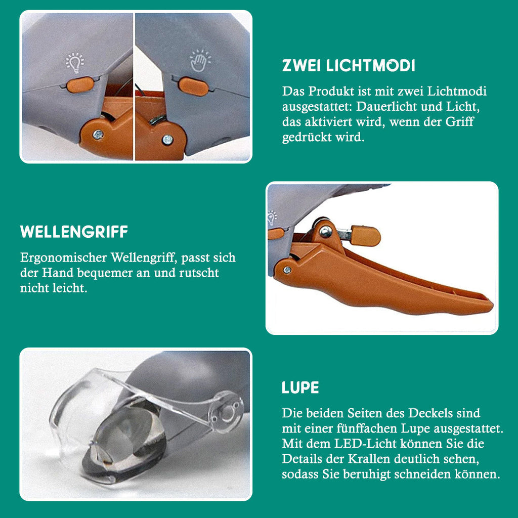 Sisica | Dog & Cat Nail Clipper with Safety Sensor & LED