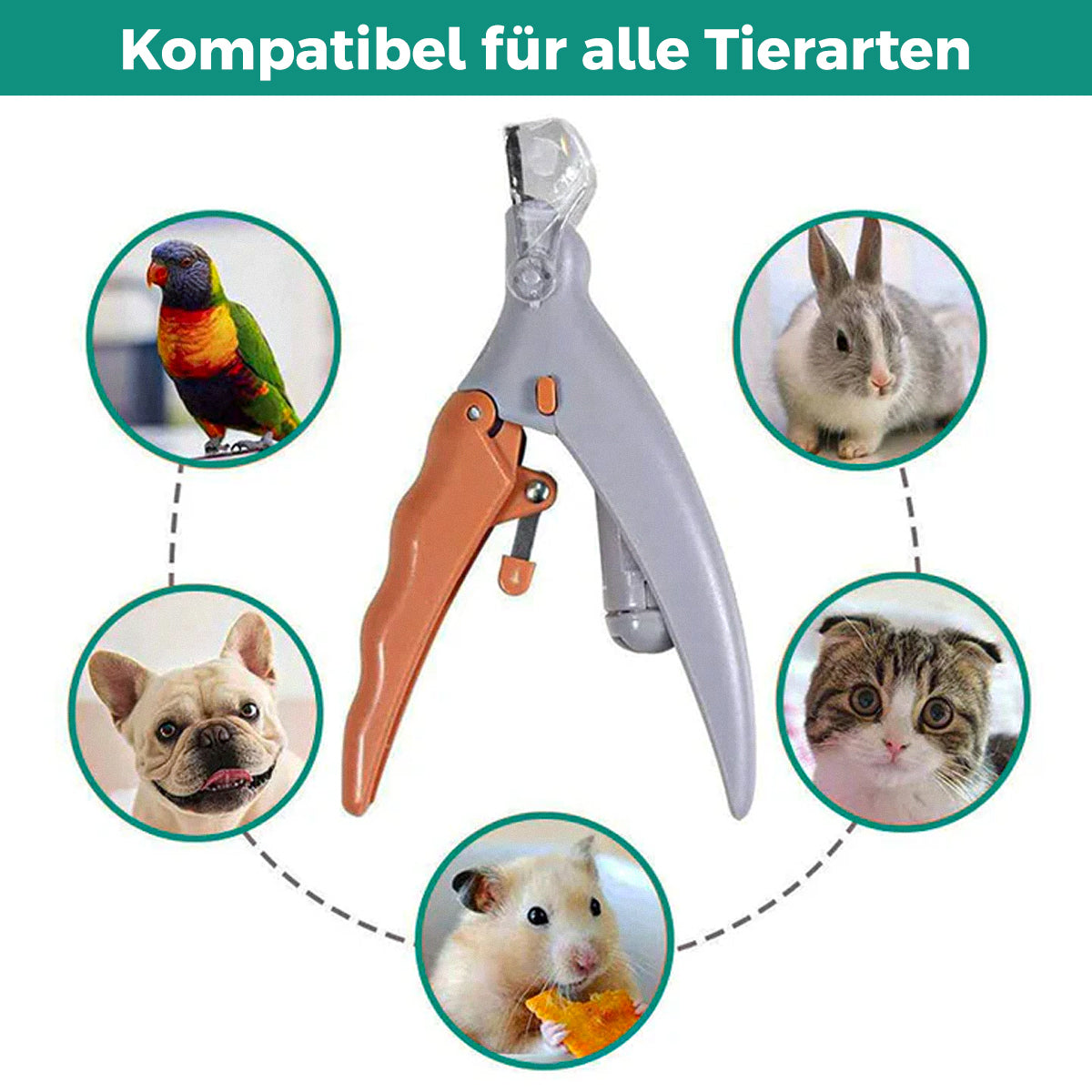 Sisica | Dog & Cat Nail Clipper with Safety Sensor & LED
