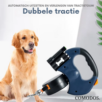 Sisica | Double Retractable Dog Leash with LED Light