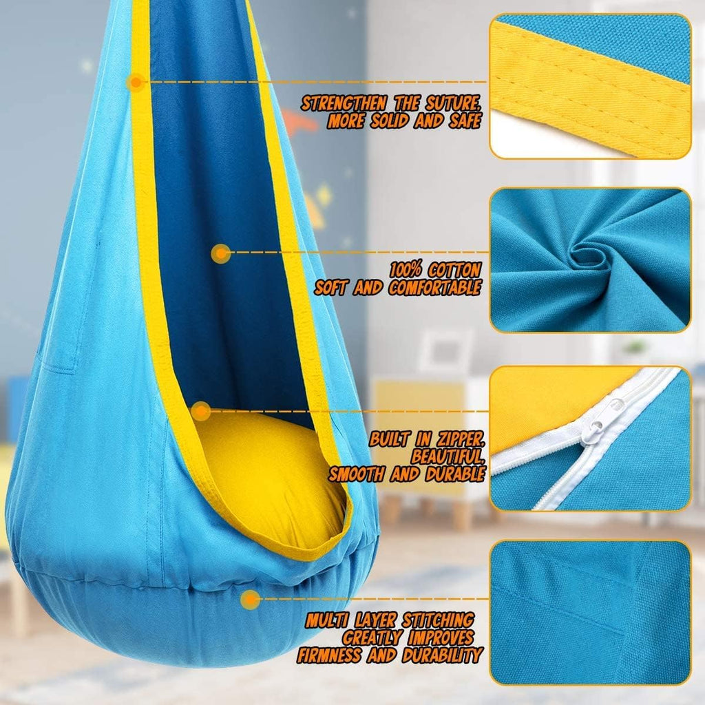 Sisica | Sensory Pod Swing for Kids - Cozy Hideaway