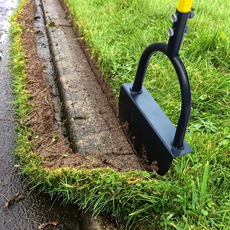 Sisica | EdgeMaster Lawn Edger | Half-Moon Design with Wavy Edge | Manual Tool for Clean Lawn Edges & Beds