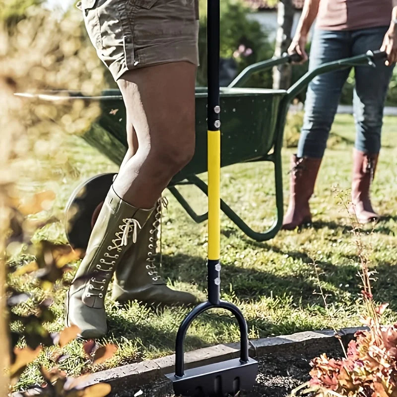Sisica | EdgeMaster Lawn Edger | Half-Moon Design with Wavy Edge | Manual Tool for Clean Lawn Edges & Beds