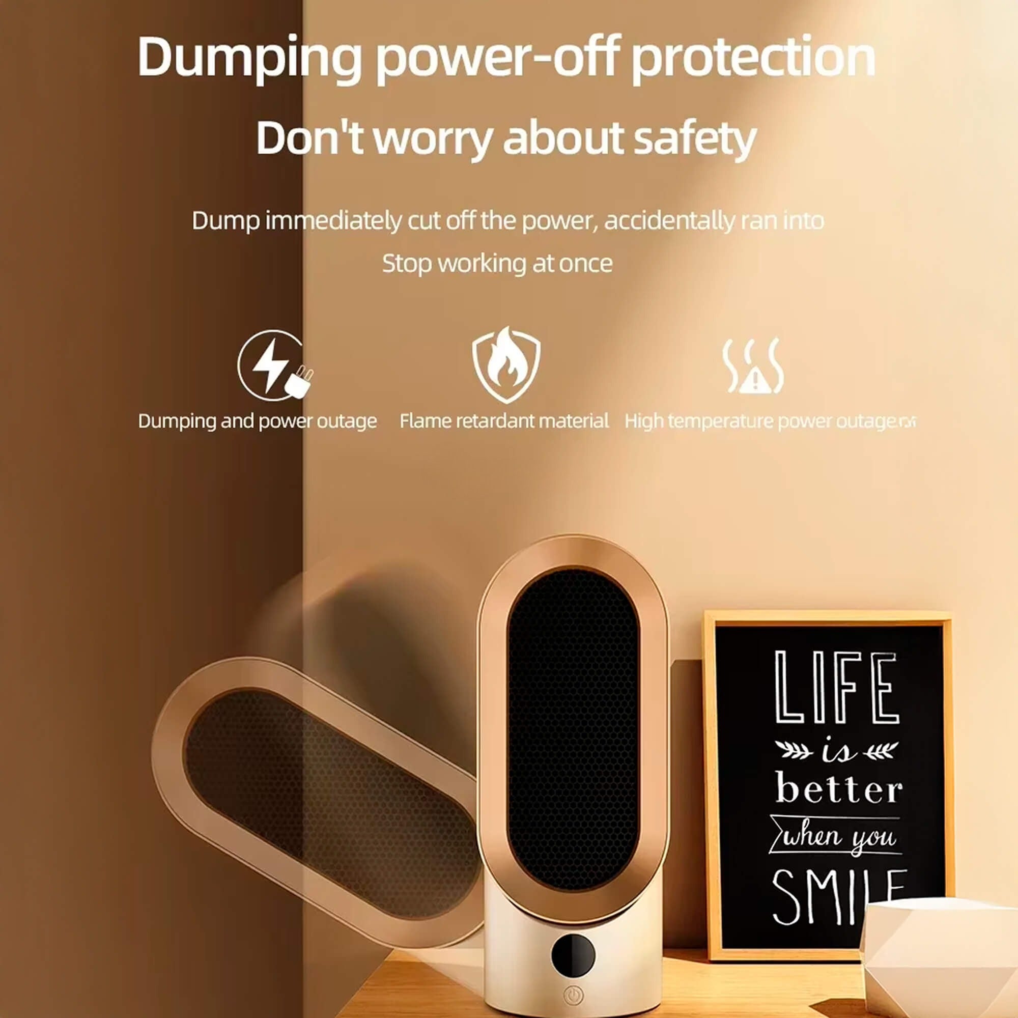 Sisica | Energy-Efficient Space Heater for Small Rooms