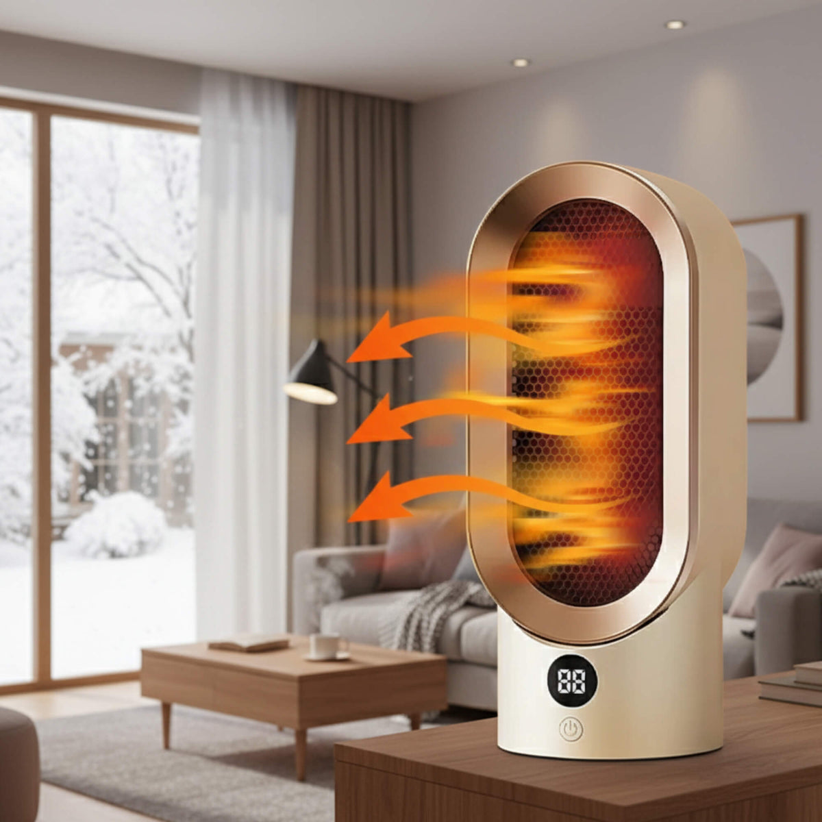 Sisica | Energy-Efficient Space Heater for Small Rooms