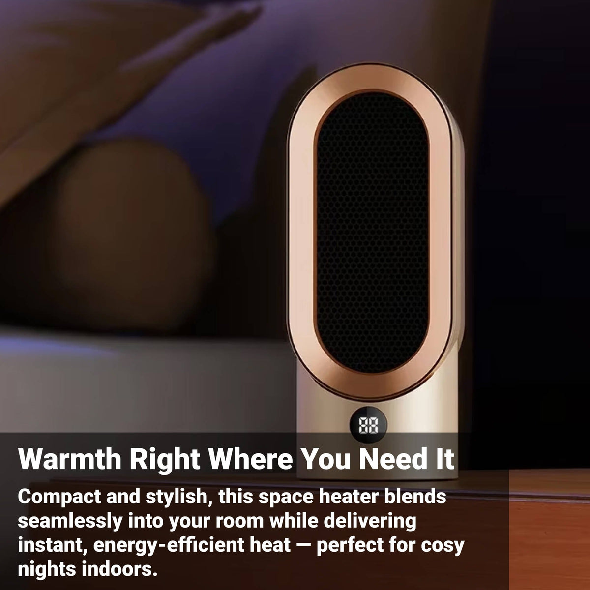 Sisica | Energy-Efficient Space Heater for Small Rooms