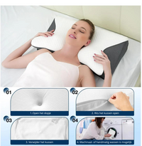 Sisica | Ergonomic Contour Sleeping Pillow for Neck Pain Relief
