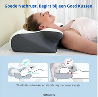 Sisica | Ergonomic Contour Sleeping Pillow for Neck Pain Relief