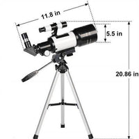 Sisica | Explore the Stars with Ease - Professional Telescope with Tripod & 150x Zoom for Moon Observation