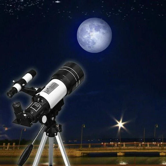 Charly | Explore the Stars with Ease - Professional Telescope with Tripod & 150x Zoom for Moon Observation