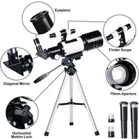 Sisica | Explore the Stars with Ease - Professional Telescope with Tripod & 150x Zoom for Moon Observation