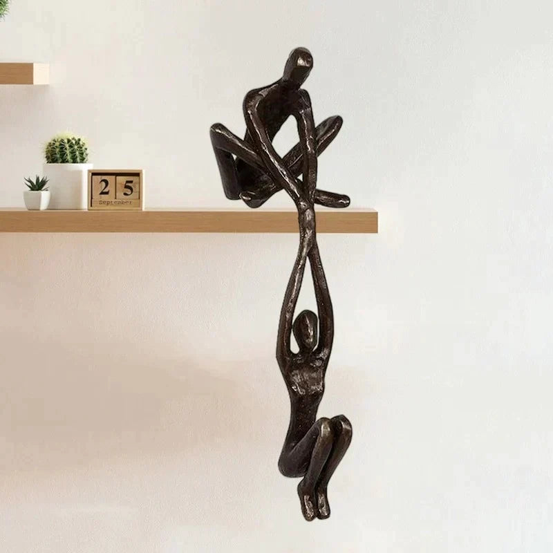 Sisica | Figurative Sculpture Abstract Couple Art Piece