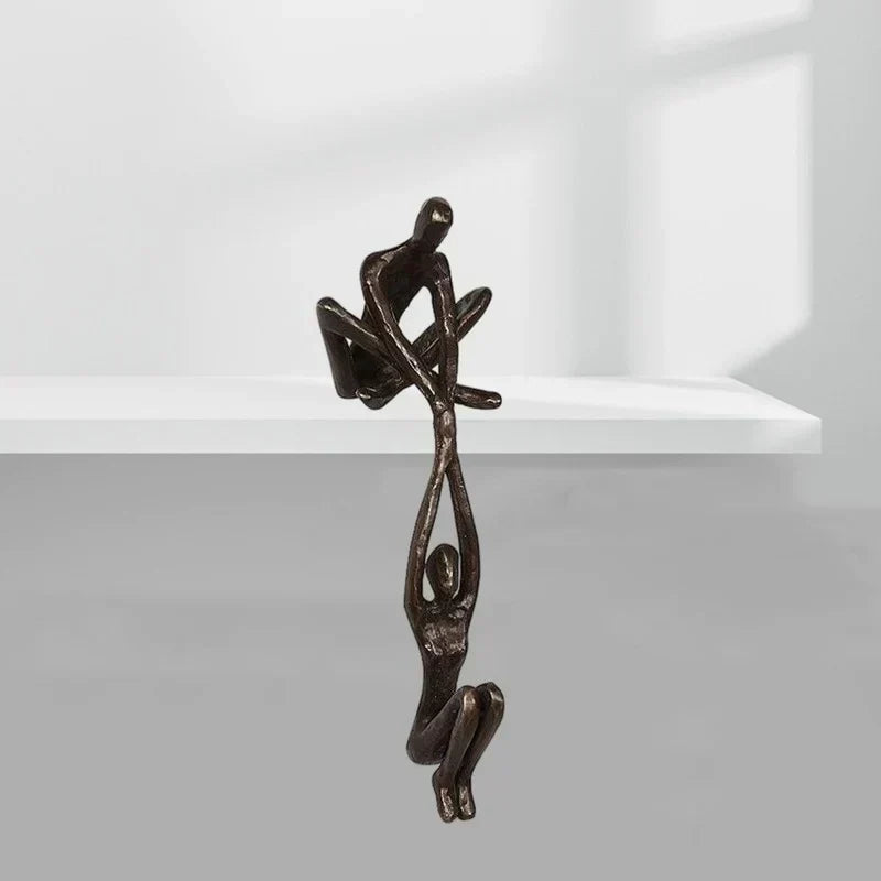 Sisica | Figurative Sculpture Abstract Couple Art Piece