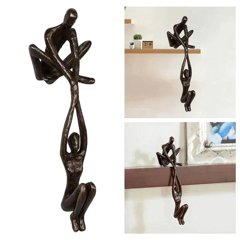 Sisica | Figurative Sculpture Abstract Couple Art Piece