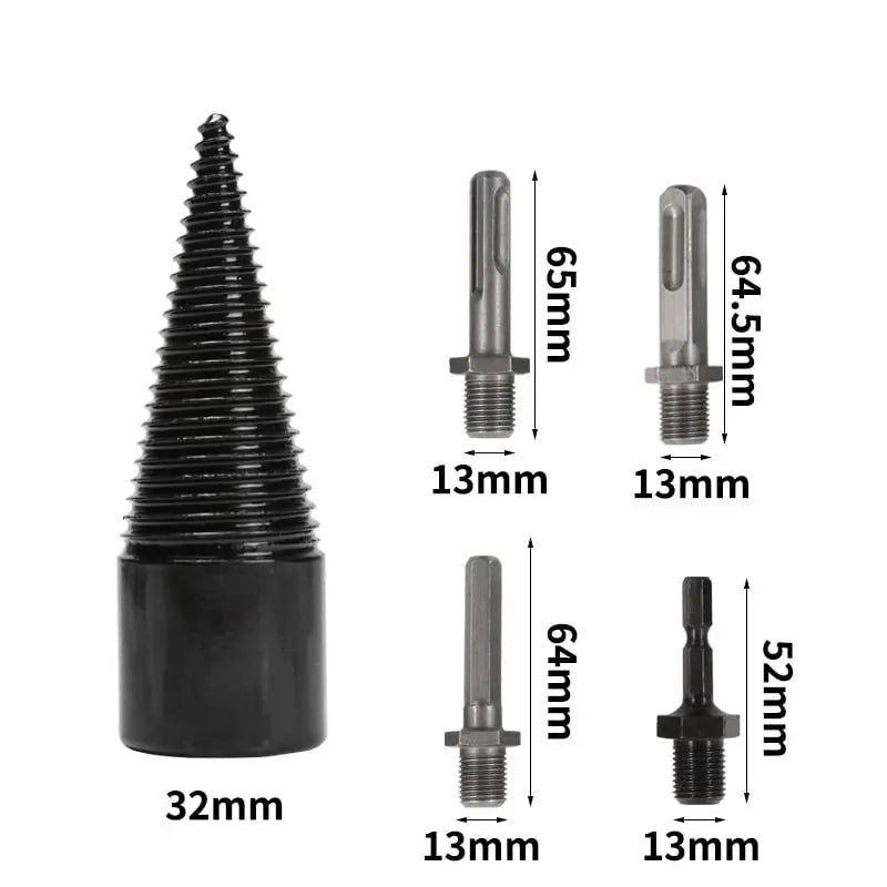 Sisica | Firewood Drill Bit Set – Split wood easily with the cordless drill