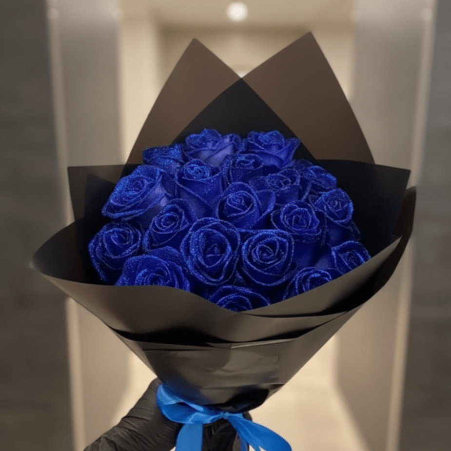 Sisica | Fleurion Forever Bloom Rose | real preserved glitter rose for romantic gifts and home decoration