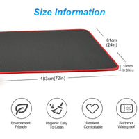 Sisica Yoga Mat | 10mm Thick Non-Slip Exercise Mat | 183x61cm