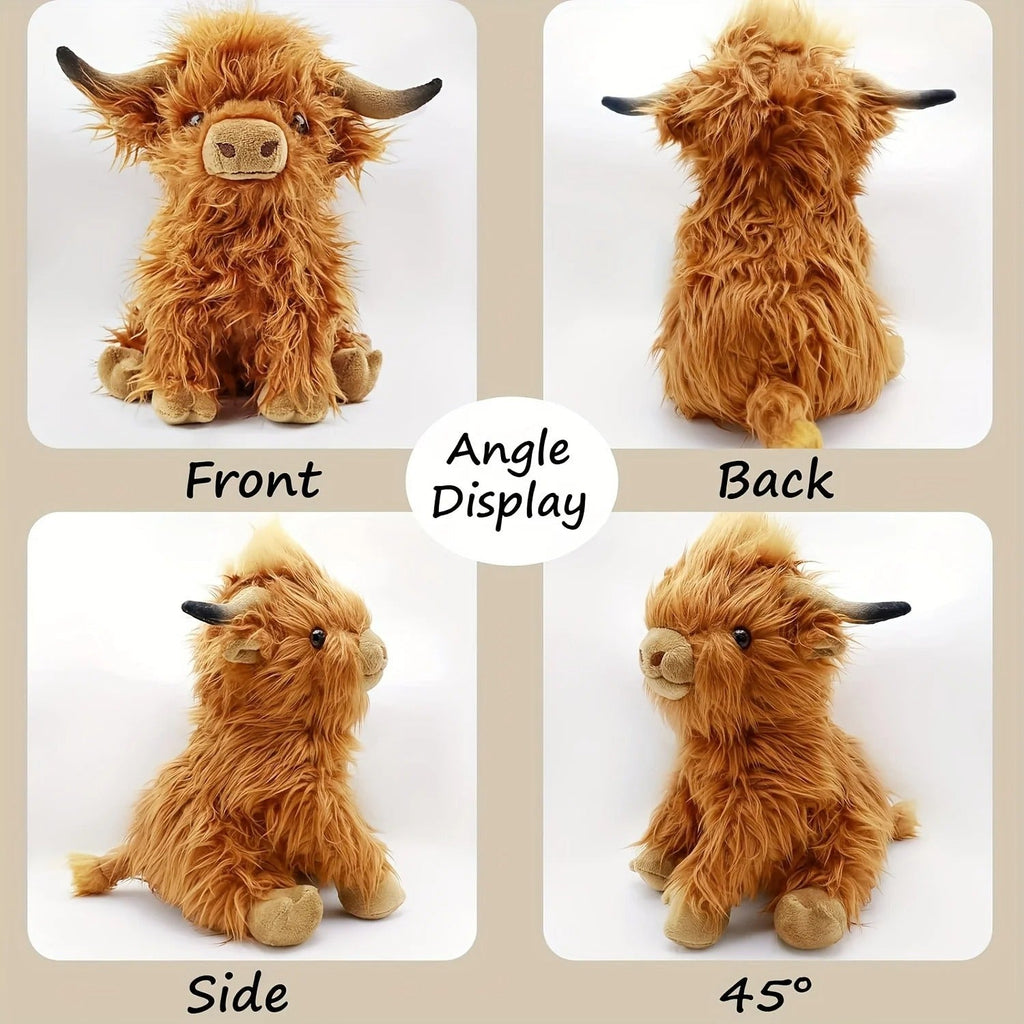 Sisica | Fluffy Highland Cuddle – Soft Cow for Young and Old